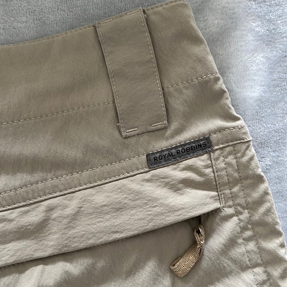 Royal Robbins Shorts Hiking Nylon Tan Sz 30/10 - Picture 7 of 17